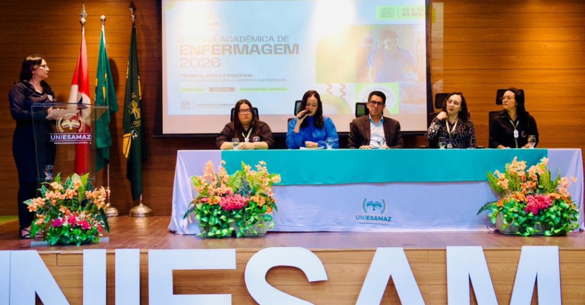 Semana Acadêmica de Enfermagem 2026 da UNIESAMAZ promove debates sobre técnica, ética e política no cuidado em saúde