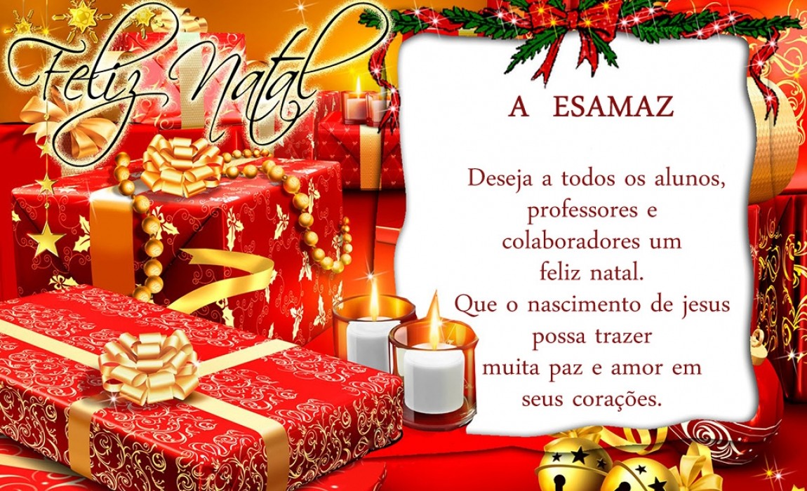 Esamaz divulga mensagem de Natal