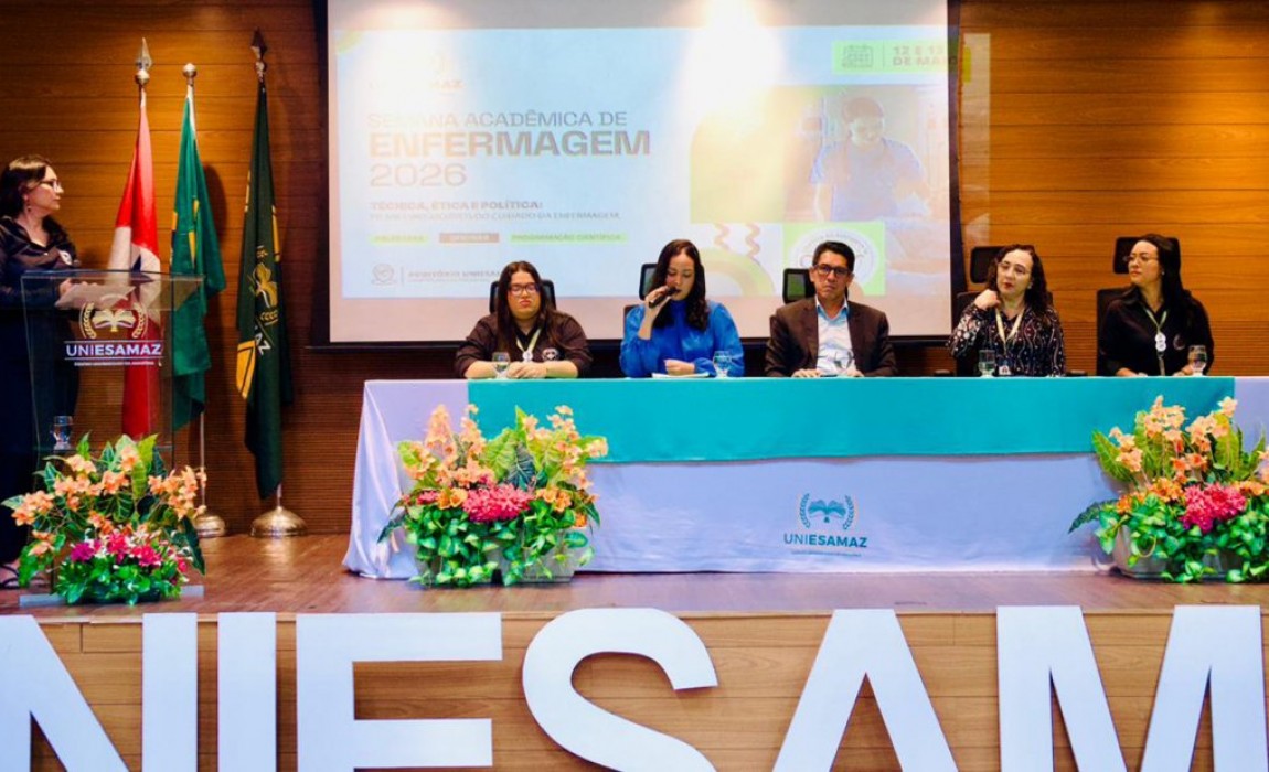 Semana Acadêmica de Enfermagem 2026 da UNIESAMAZ promove debates sobre técnica, ética e política no cuidado em saúde