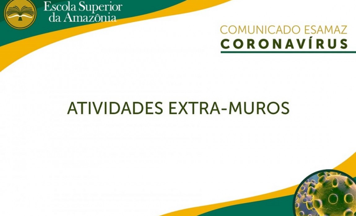 Aviso: Atividades extra-muros