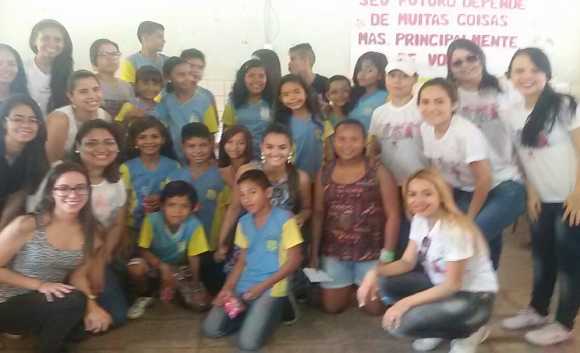 Alunos de Fisioterapia participam de atividade em Ananindeua.